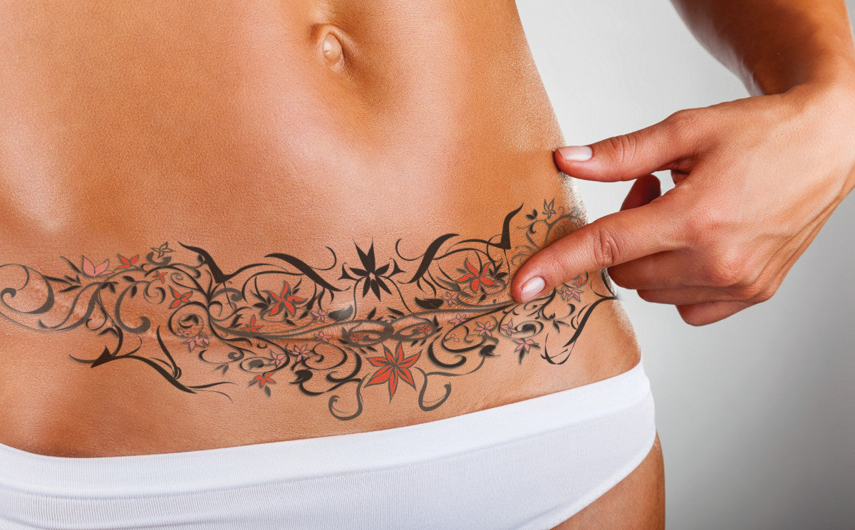 Girl with Spider Tattoo on Lower Stomach | TikTok