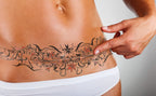 tummy tuck temporary tattoo scar cover-up DIEP flap breast reconstruction abdominoplasty c-section